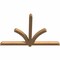 Ekena Millwork Redmond Smooth Timber Gable Bracket, Western Red Cedar, 72"W x 48"H x 3 1/2"D x 3 1/2"F, 16/12 Pitch GBW072X48X0404RED00SWR - alternate 4